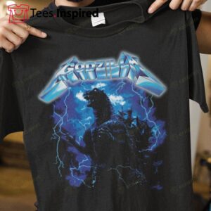 Godllica Metallica Godzilla Retro T-Shirt